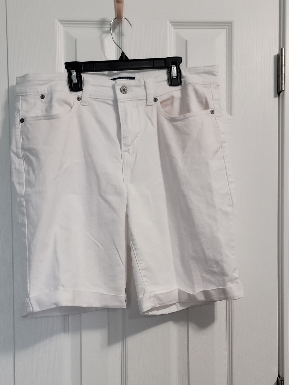 Talbots 12 White Women’s Casual Bermuda Shorts